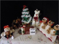 Six Christmas Display Items