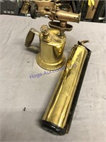 BRASS BLOW TORCH, FIRE EXTINGUISHER