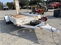 1978 Thompson 12’ S/A Flatbed Trailer