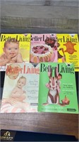 Five 1950's Better Living Magazines