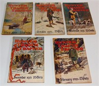 5 HUNTER TRADER TRAPPER MAGAZINES