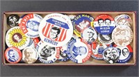 President Political Pins plus VP, etc 1968 Kleenex