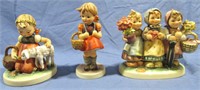 3- GOEBEL HUMMEL FIGURINES *1 SECOND EDITION