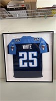 Lendale White Tennessee Titans Football Jersey