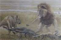 "Dispute Over Prey" Robert Bateman Art