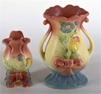 Two Hull Art Pottery B-7 Vases