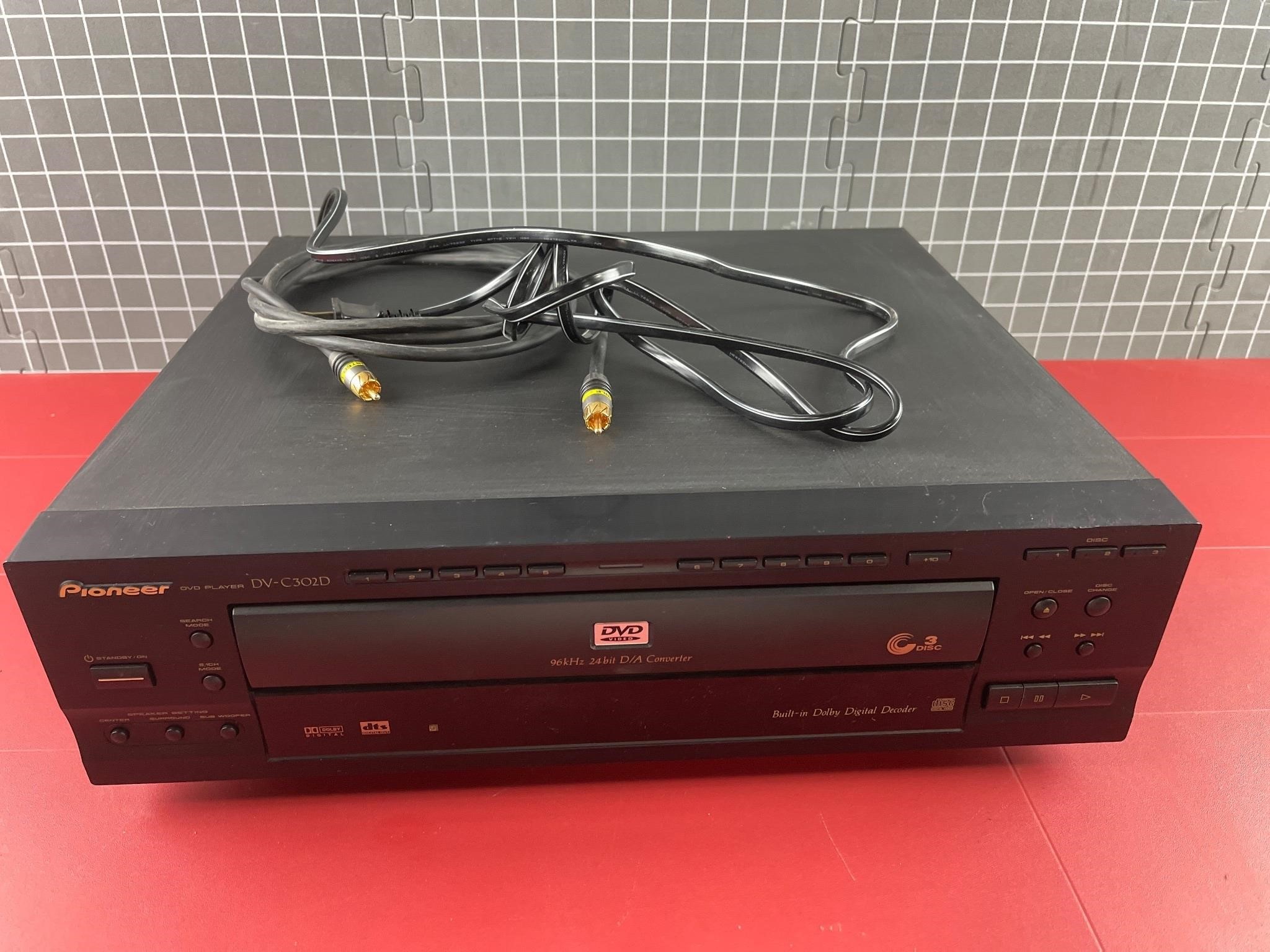 PIONEER DVD PLAYER DC-C302D-WORKS