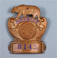 Los Angles California Sheriff Badge
