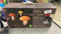 Allen + Roth 3 count Solar Mushroom Lights