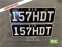 Victorian Number Plates I57 HDT