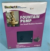 Beckett Water Fountain Pump