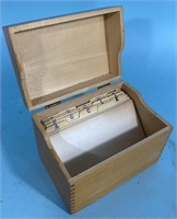 Woodent Recipe Box