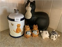 Sakura Cat Cookie Jar & Canister
