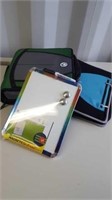 2 trapper keeper with memo board
