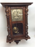 ANTIQUE GERMAN PENDULUM WALL CLOCK