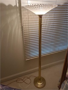 Brass floor lamp. Basement 2