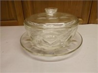 Convexed Bowl, Cover and Plate