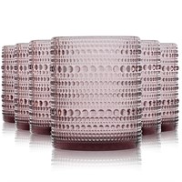 **READ DESC** Wongblee Hobnail Drinking Glasses Se