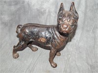 Large Cast Iron Boston Terrier (Hubley?)