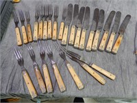 OLD (Civil War Era??) Forks & Knives Flatware