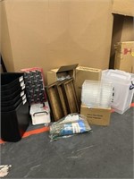 New Large lot of organizing supplies including