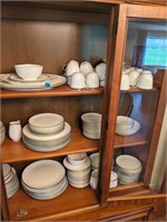 Large set of China, bowls, plates, cups