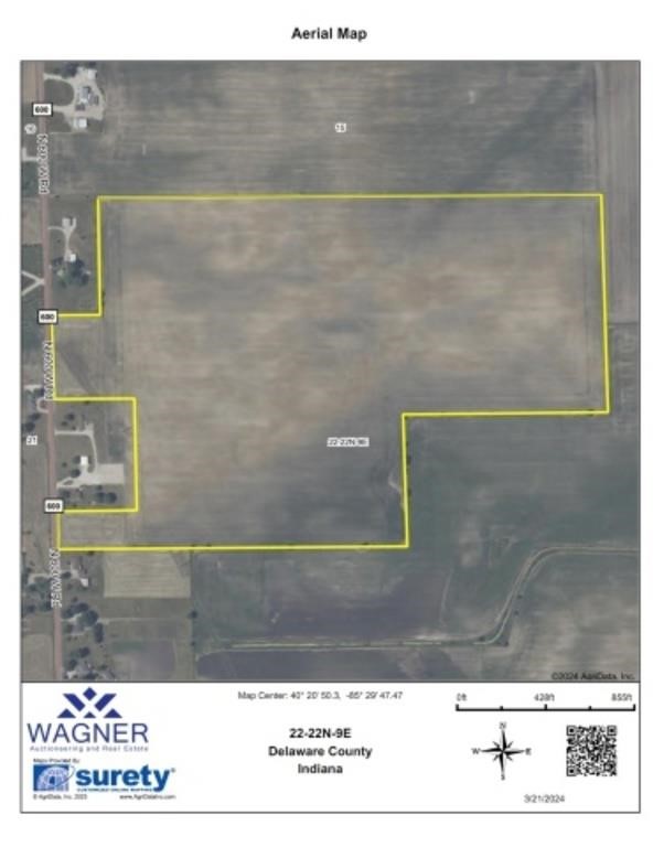 Northern Delaware Co Indiana Land Auction