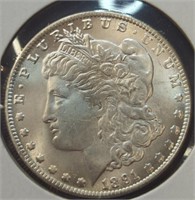 Uncirculated 1891 Morgan dollar token