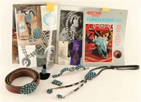 Men's Turquoise & Sterling Silver Jewelry Ensemble