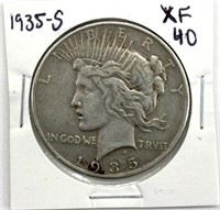 1935-S Peace Dollar