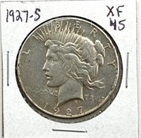 1927-S Peace Dollar