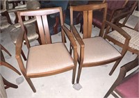 MAHOGANY FRAME  GUEST CHAIRS