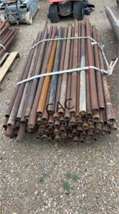 Lot of Assorted 2 3/8" Metal Pipe