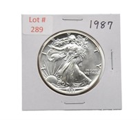 1987 1oz Fine Silver Eagle