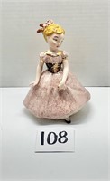Antique Porcelain Painted Doll Figurine Holland