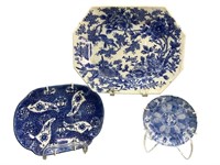 Antique Blue & White Asian Dishes, Dai Nippon