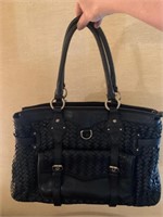 COLE HAAN LEATHER BLACK PURSE GOOD CONDITION &