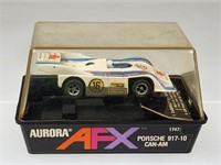 AURORA AFX PORSCHE 917 SLOT CAR W/ CUBE