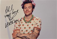 Autograph COA Harry Styles Photo