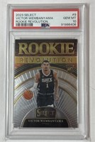 2023-24 Panini Select #9 V. Wembanyama PSA 10!