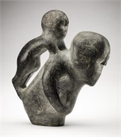 JOHN TIKTAK, Inuit, Mother and Child, 1965