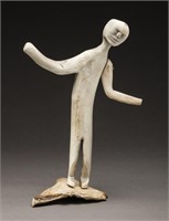 LUKE IKSIKTAARYUK, Inuit, Gesturing Figure, c. 197