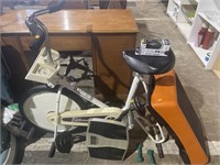 Exercise bike and other items
