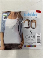 BODY BLEU WOMENS SHIRT 3 PACK SIZE M