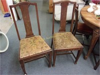 Mahogany Side Chairs