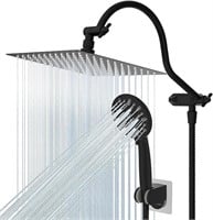 95$-Hibbent 9 Inch Square Shower Head Combo,High
