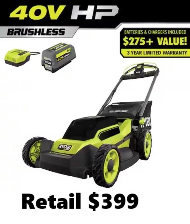 RYOBI 40V Walk Behind Mower