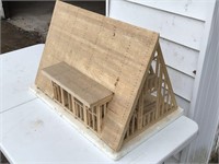HAND MADE ARCHTECTURAL  PIECE - HOUSE/BUILDING