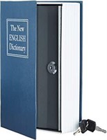 Basics Book Safe, Key Lock, Blue