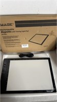 Rechargeable magnetic LED tracing light pad